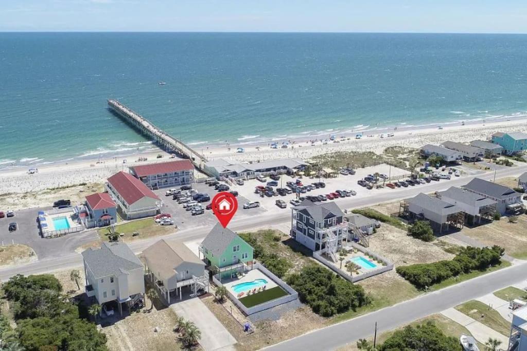 Pool Haven Ocean View Villa Oak Island Dış mekan fotoğraf