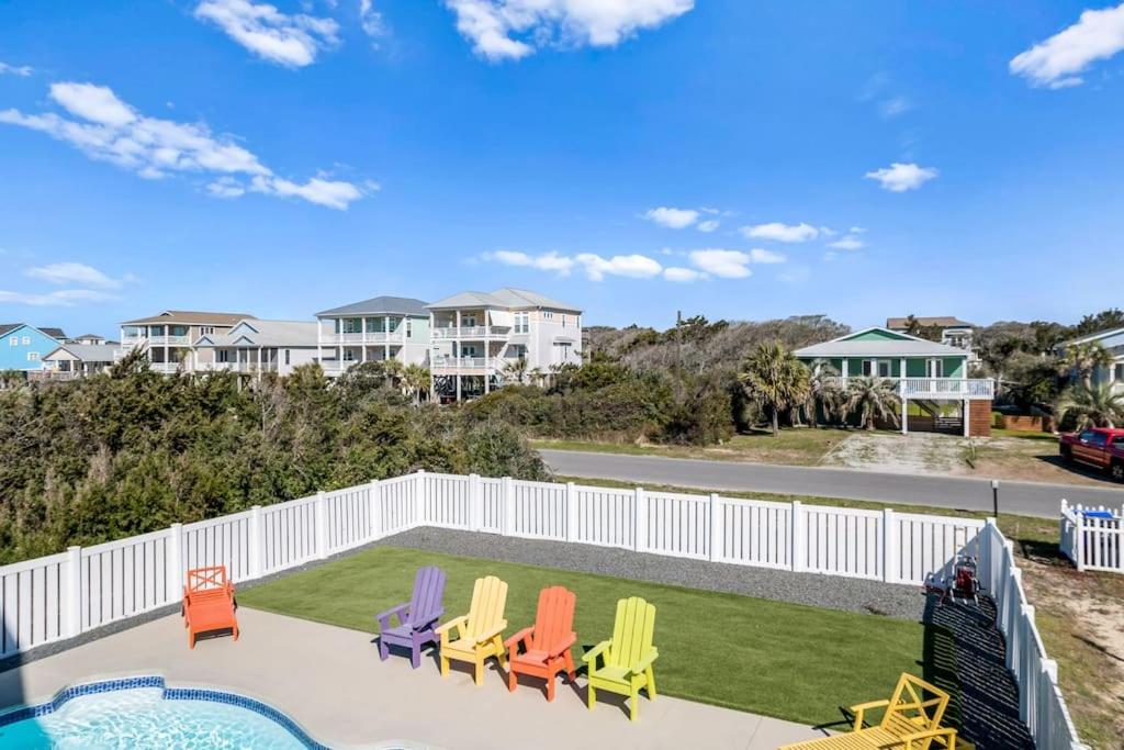 Pool Haven Ocean View Villa Oak Island Dış mekan fotoğraf