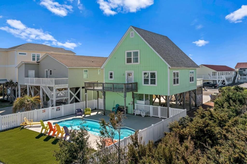 Pool Haven Ocean View Villa Oak Island Dış mekan fotoğraf