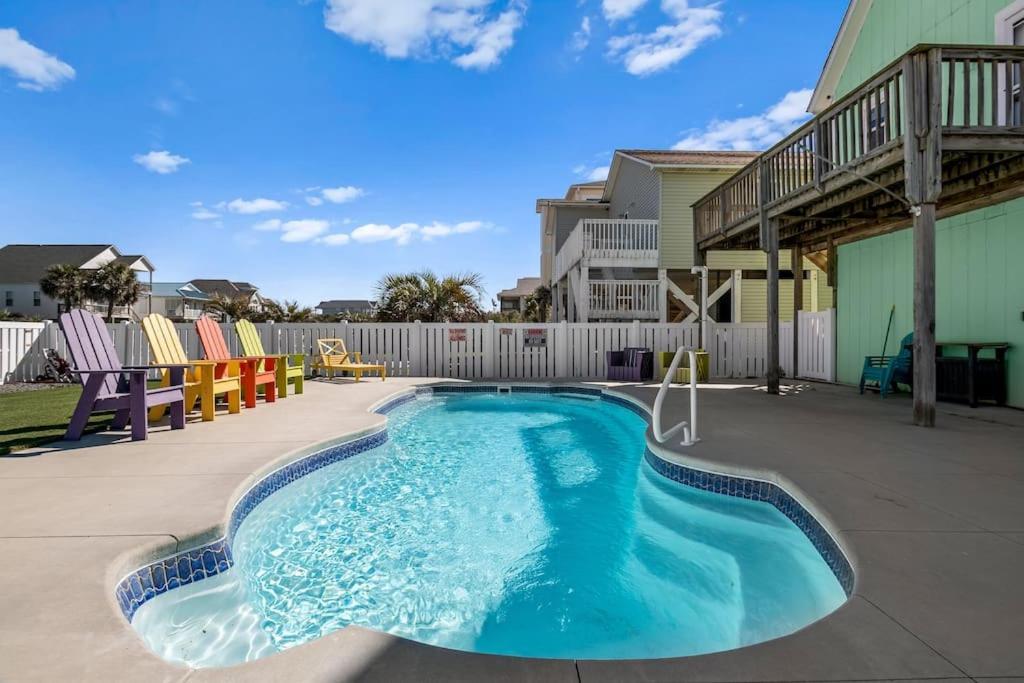 Pool Haven Ocean View Villa Oak Island Dış mekan fotoğraf