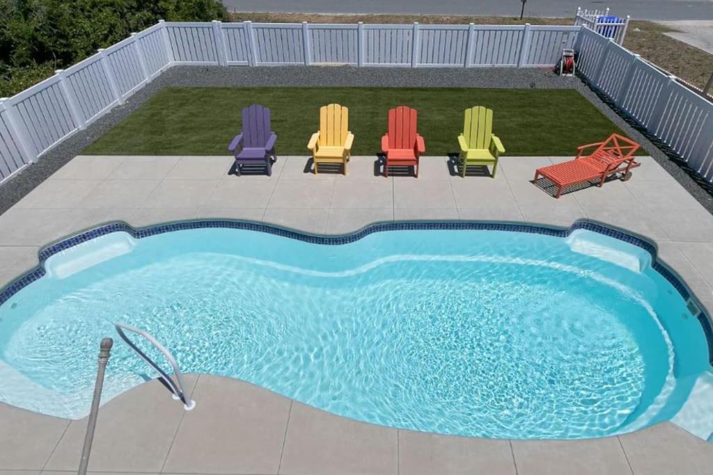 Pool Haven Ocean View Villa Oak Island Dış mekan fotoğraf