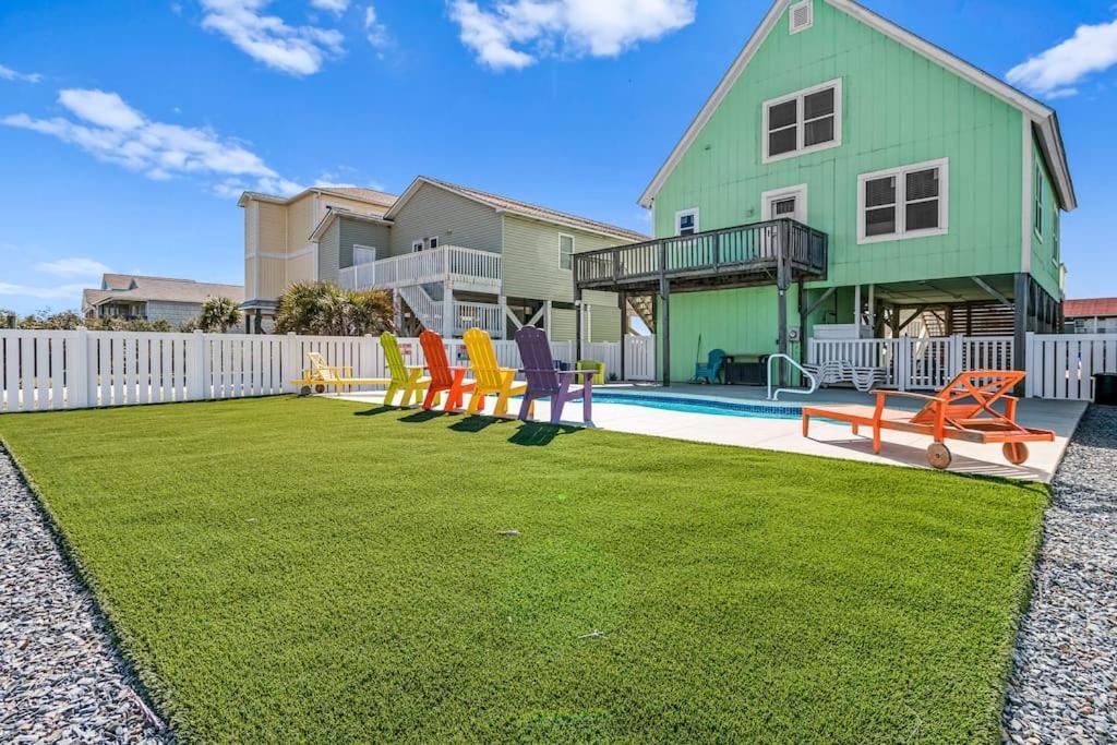 Pool Haven Ocean View Villa Oak Island Dış mekan fotoğraf